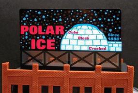 Micro-Structures Polar Ice Medium Animated Neon Billboard Kit Model Railroad Accessory #9682 Micro-Structures Polar Ice Medium Animated Neon Billboard Kit Model Railroad Accessory #9682