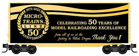 Micro-Trains 50th Anniversary Car - N-Scale