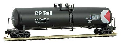Micro-Trains 56 General Service Tank Car - Ready to Run Canadian Pacific #400006 (black, red, white, Multimark Logo) - N-Scale