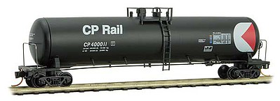 Micro-Trains 56 General Service Tank Car - Ready to Run Canadian Pacific #400011 (black, red, white, Multimark Logo) - N-Scale