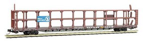 Micro-Trains 89' Tri-Level Open Auto Rack Ready to Run Great Northern TTRX 905071 (Boxcar Red, Big Sky Blue, Rocky Logo) N-Scale Micro-Trains 89' Tri-Level Open Auto Rack Ready to Run Great Northern TTRX 905071 (Boxcar Red, Big Sky Blue, Rocky Logo) N-Scale