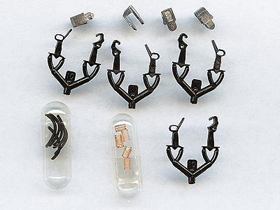 Micro-Trains Truck Mount Couplers - T Shank .245 (Medium) (4) N Scale Model Train Coupler #130013