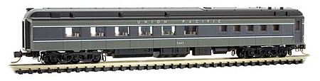 Micro-Trains Pullman 80 Heavyweight Diner - Ready to Run Union Pacific 3683 (2-Tone Gray) - N-Scale