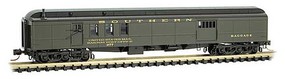 Micro-Trains 70' Heavyweight Baggage-Mail Ready to Run Southern Railway 277 (Pullman Green, black) N-Scale Micro-Trains 70' Heavyweight Baggage-Mail Ready to Run Southern Railway 277 (Pullman Green, black) N-Scale