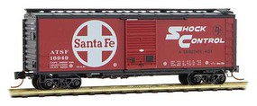 Micro-Trains 40' Std Box ATSF #16949 N-Scale Micro-Trains 40' Std Box ATSF #16949 N-Scale