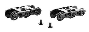 Micro-Trains Buckeye RB 6-Whl Truck pr N-Scale Micro-Trains Buckeye RB 6-Whl Truck pr N-Scale