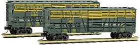 Micro-Trains 40' Stock Car CNW #14307 N-Scale Micro-Trains 40' Stock Car CNW #14307 N-Scale