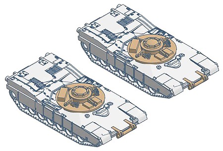 Micro-Trains Abrams Tank M1 Panther 2/ - N-Scale