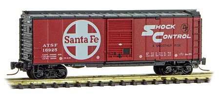 Micro-Trains 40 Std Box ATSF #16925 - Z-Scale