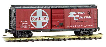 Micro-Trains 40 Std Box ATSF #16949 - Z-Scale