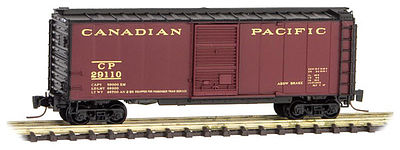 Micro-Trains 40 Standard Boxcar Canadian Pacific #29110 Z Scale Model Train Freight Car #50000882