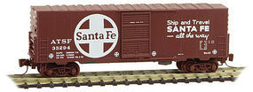 Micro-Trains 40' Single Door Boxcar ATSF #33294 Z Scale Model Train Freight Car #50300131 Micro-Trains 40' Single Door Boxcar ATSF #33294 Z Scale Model Train Freight Car #50300131