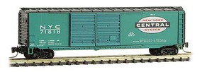 Micro-Trains 50' Double-Door Boxcar Ready to Run New York Central 71818 (Jade Green, black, Large System Logo) Z-Scale Micro-Trains 50' Double-Door Boxcar Ready to Run New York Central 71818 (Jade Green, black, Large System Logo) Z-Scale