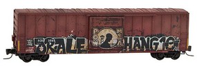 Micro-Trains 50' Rib-Side Single-Door Boxcar No Roofwalk Ready to Run First Coast Railroad FCRD #5068 (Weathered, Boxcar Red, POW MIA Graffiti) Z-Scale Micro-Trains 50' Rib-Side Single-Door Boxcar No Roofwalk Ready to Run First Coast Railroad FCRD #5068 (Weathered, Boxcar Red, POW MIA Graffiti) Z-Scale