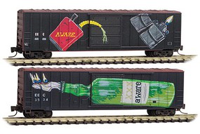 Micro-Trains 50' Box Aware Weathrd 2/ Z-Scale Micro-Trains 50' Box Aware Weathrd 2/ Z-Scale