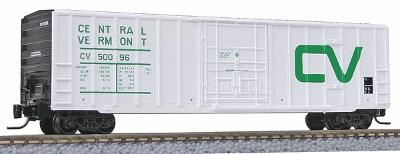 Micro-Trains 50 Rib-Side Boxcar - Central Vermont #50096 Z Scale Model Train Freight Car #51100061