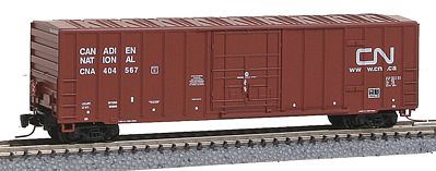 Micro-Trains 50 Rib-Side Plug-Door Boxcar Canadian National Z Scale Model Train Freight Car #51100201