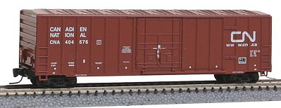 Micro-Trains 50 Rib-Side Plug-Door Boxcar Canadian National Z Scale Model Train Freight Car #51100202