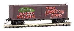 Micro-Trains 40' Wood-Sheathed Ice Reefer Ready to Run Heinz HPRL 322 (Boxcar Red, red, green, Heinz Series Car 6) Z-Scale Micro-Trains 40' Wood-Sheathed Ice Reefer Ready to Run Heinz HPRL 322 (Boxcar Red, red, green, Heinz Series Car 6) Z-Scale