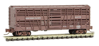 Micro-Trains 40 Despatch Stock Car - Ready to Run Northern Pacific #81778 (Boxcar Red) - Z-Scale