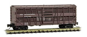 Micro-Trains 40' Despatch Stock Car Ready to Run Swift Livestock Express 72221 (Boxcar Red) Z-Scale Micro-Trains 40' Despatch Stock Car Ready to Run Swift Livestock Express 72221 (Boxcar Red) Z-Scale