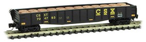 Micro-Trains 50' Fishbelly Drop-End Gondola with Spool Load Ready to Run CSX 704793 (black, yellow, conspicuity marks) Z-Scale Micro-Trains 50' Fishbelly Drop-End Gondola with Spool Load Ready to Run CSX 704793 (black, yellow, conspicuity marks) Z-Scale