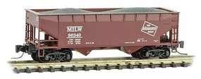 33' 2-Bay Hopp MILW 96432 - Z-Scale