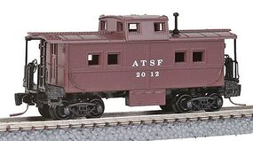 Micro-Trains Steel Center-Cupola Caboose Santa Fe #2016 Z Scale Model Train Freight Car #53500120 Micro-Trains Steel Center-Cupola Caboose Santa Fe #2016 Z Scale Model Train Freight Car #53500120