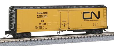 Micro-Trains 51 Riveted-Side Mechanical Reefer Canadian National Z Scale Model Train Freight Car #54800021