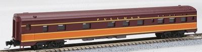 Micro-Trains Streamlined Pullman 6-6-4 Sleeper w/Smooth Sides - Ready to Run Illinois Central - Z-Scale