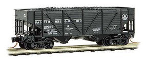 Micro-Trains 33' 2-Bay Composite Hopper Ready to Run Baltimore & Ohio 30244 (black, Small Capitol Dome Logo) N-Scale Micro-Trains 33' 2-Bay Composite Hopper Ready to Run Baltimore & Ohio 30244 (black, Small Capitol Dome Logo) N-Scale