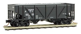 Micro-Trains 33' 2-Bay Composite Hopper Ready to Run Atlantic Coast Line 82139 (black) N-Scale Micro-Trains 33' 2-Bay Composite Hopper Ready to Run Atlantic Coast Line 82139 (black) N-Scale