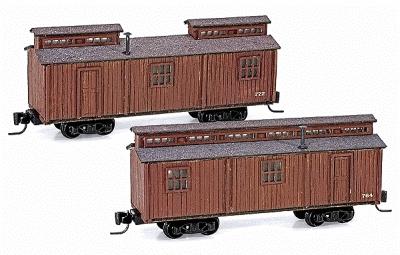 Micro-Trains Office Car/Dining Car Set Kit - Undecorated Z Scale Model Train Passenger Car #79990917