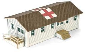 Military Clinic Kit - Undecorated Z Scale Model Railroad Building #79990918