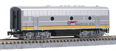 Micro-Trains EMD F7B Santa Fe #345B Z Scale Model Train Diesel Locomotive #98002280