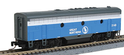 Micro-Trains EMD F7B Powered Great Northern 314B Z Scale Model Train Diesel Locomotive #98002330