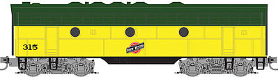 Micro-Trains F7B Powered Chicago & North Western #315 Z Scale Model Train Diesel Locomotive #98002382