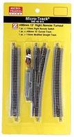 Micro-Trains 13-Degree Remote Turnout Right Hand Z Scale Nickel Silver Model Train Track #99040915 Micro-Trains 13-Degree Remote Turnout Right Hand Z Scale Nickel Silver Model Train Track #99040915