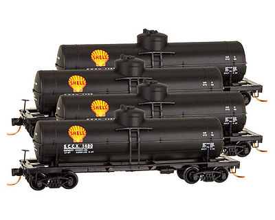 Micro-Trains 39 SD Tank Runner (4) N Scale Model Train Freight Car Set #99300108