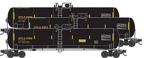 Micro-Trains 56' General Service Tank Car 3-Car Runner Pack Ready to Run Union Tank Car Co. UTLX #41010, 41013, 41058 (black, yellow) N-Scale Micro-Trains 56' General Service Tank Car 3-Car Runner Pack Ready to Run Union Tank Car Co. UTLX #41010, 41013, 41058 (black, yellow) N-Scale