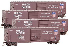 Micro-Trains 50' Box Runner Pack UP 4/ N-Scale Micro-Trains 50' Box Runner Pack UP 4/ N-Scale