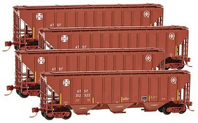 Micro-Trains 3-Bay Cov Hopper ATSF N-Scale Micro-Trains 3-Bay Cov Hopper ATSF N-Scale