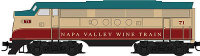 Micro-Trains Napa Valley Wine Train-Ony Set EMD FT Diesel & 4 Heavyweight Cars - N-Scale