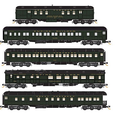 Micro-Trains Hwt Passenger 5-Pack GN - N-Scale