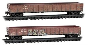 Micro-Trains 50' Gon Wthrd ATSF 2/ fm N-Scale