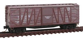 Micro-Trains 40' Single-Sheathed Wood Boxcar Southern Pacific N Scale Model Train Freight Car #99305240 Micro-Trains 40' Single-Sheathed Wood Boxcar Southern Pacific N Scale Model Train Freight Car #99305240