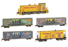 Micro-Trains Zombie Halloween Train-Only Set Terminus Shortline N Scale Model Train Set #99321230 Micro-Trains Zombie Halloween Train-Only Set Terminus Shortline N Scale Model Train Set #99321230