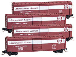 Micro-Trains 50' Std Boxcar Runner Pack Pennsylvania RR Z Scale Model Train Freight Car #99400081 Micro-Trains 50' Std Boxcar Runner Pack Pennsylvania RR Z Scale Model Train Freight Car #99400081