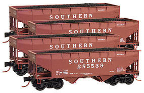 Micro-Trains 33' Hopper Runner Pack Southern (4) Z Scale Model Train Freight Car Set #99400084 Micro-Trains 33' Hopper Runner Pack Southern (4) Z Scale Model Train Freight Car Set #99400084