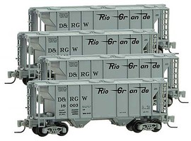 Micro-Trains 2-Bay Hopp Rnnr Pack DRGW Z-Scale Micro-Trains 2-Bay Hopp Rnnr Pack DRGW Z-Scale